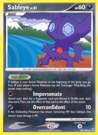 Sableye 048 Stormfront - Uncommon