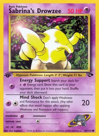 Sabrina's Drowzee 095 - Unlimited Gym Challenge - Common