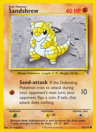 Sandshrew 091/110 Legendary Collection - Common