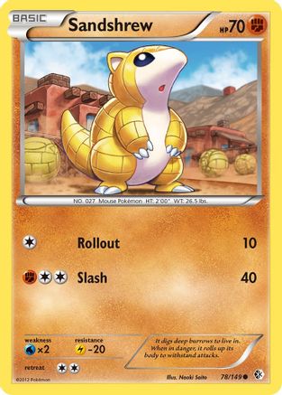 Sandshrew Boundaries Crossed - Common