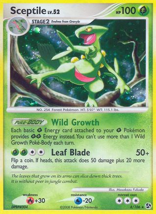 Sceptile - Reverse Holofoil Great Encounters - Holo Rare