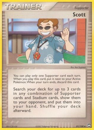Scott 081 - Reverse Holofoil Power Keepers - Uncommon