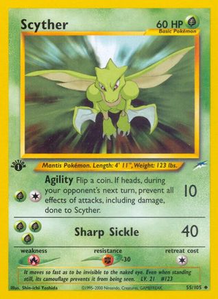 Scyther - Unlimited Neo Destiny - Uncommon