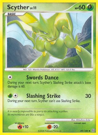 Scyther 049/100 Stormfront - Uncommon