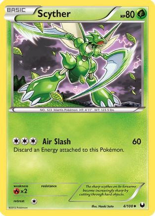 Scyther - Reverse Holofoil Dark Explorers - Uncommon