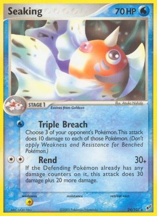 Seaking - Reverse Holofoil Deoxys - Rare