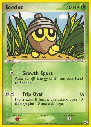 Seedot - Reverse Holofoil Hidden Legends - Common