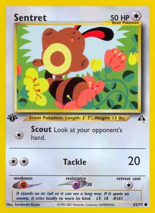 Sentret 063 - 1st Edition Neo Discovery - Common