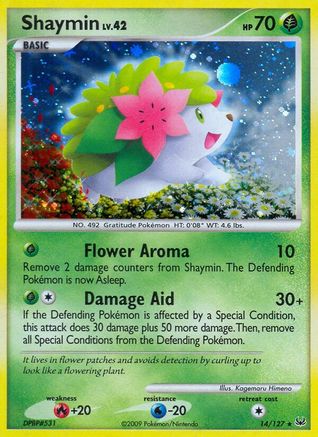 Shaymin (14) - Holofoil Platinum - Holo Rare