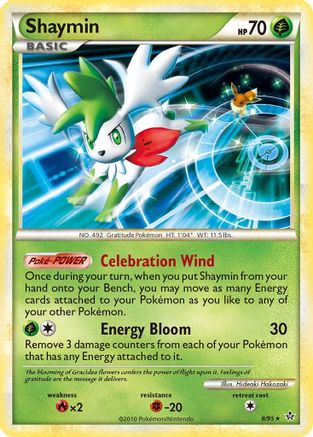 Shaymin - Reverse Holofoil Unleashed - Holo Rare
