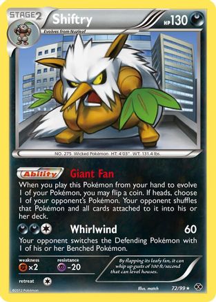 Shiftry - Reverse Holofoil Next Destinies - Rare