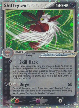 Shiftry ex - Holofoil Power Keepers - Ultra Rare