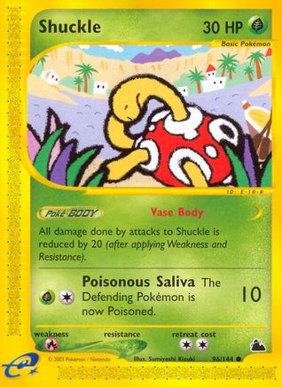 Shuckle - Reverse Holofoil Skyridge - Common