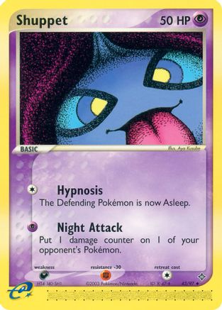 Shuppet - Reverse Holofoil Dragon - Uncommon
