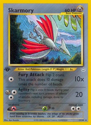Skarmory 023 - Unlimited Neo Revelation - Rare