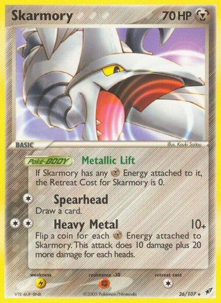 Skarmory - Reverse Holofoil Deoxys - Rare