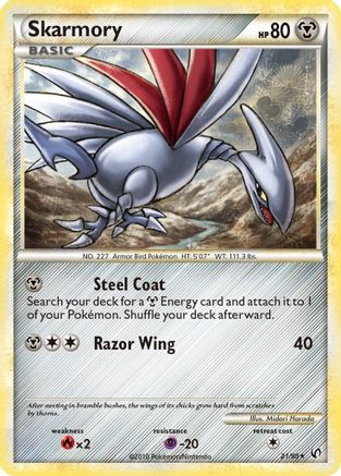 Skarmory - Reverse Holofoil Undaunted - Rare