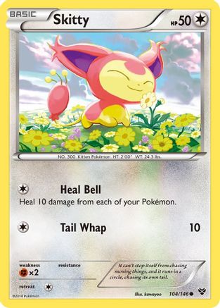 Skitty 104 XY Base Set - Common