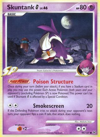 Skuntank G/127 - Reverse Holofoil Platinum - Common