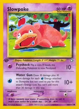 Slowpoke 073 - 1st Edition Neo Genesis - Common