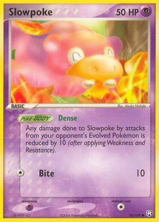 Slowpoke 076 - Reverse Holofoil Team Rocket Returns - Common