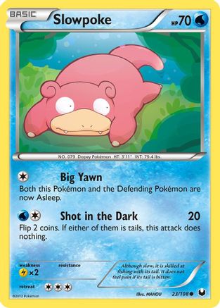 Slowpoke 023 - Reverse Holofoil Dark Explorers - Common