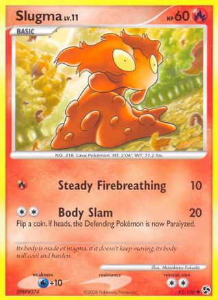 Slugma - Reverse Holofoil Great Encounters - Common