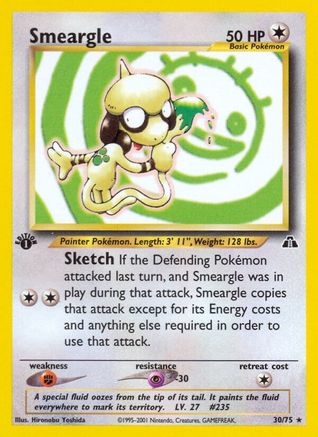Smeargle (30) (30) 030 - Unlimited Neo Discovery - Rare