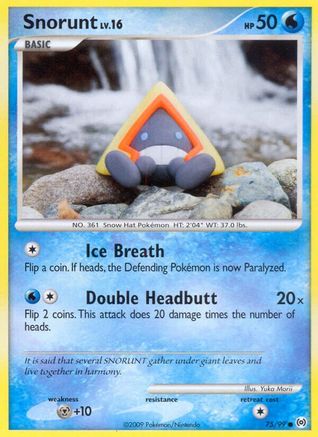 Snorunt 075 - Reverse Holofoil Arceus - Common