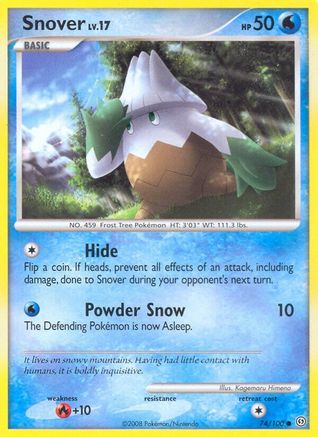 Snover - Reverse Holofoil Stormfront - Common