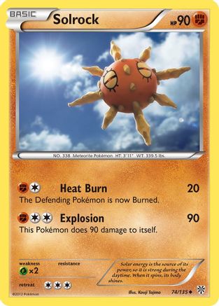 Solrock Plasma Storm - Uncommon