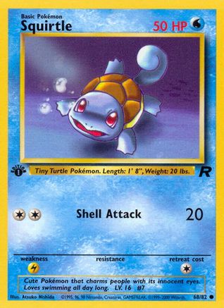Squirtle 068 - Unlimited Team Rocket - Common