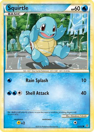 Squirtle 063 - Reverse Holofoil Unleashed - Common