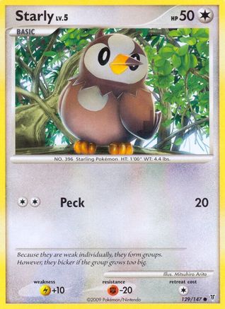 Starly - Reverse Holofoil Supreme Victors - Common