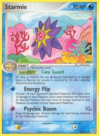 Starmie - Reverse Holofoil Deoxys - Uncommon