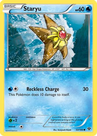 Staryu XY Base Set - Common