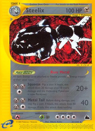 Steelix (31) - Reverse Holofoil Skyridge - Rare