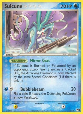 Suicune - Holofoil POP Series 2 - Rare