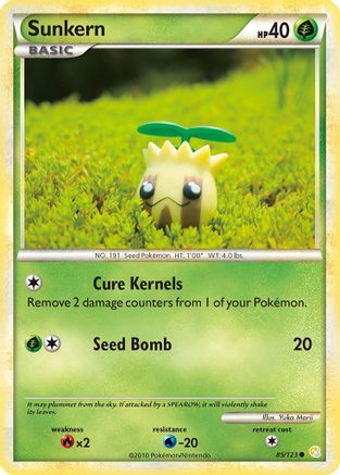 Sunkern 085 HeartGold SoulSilver - Common