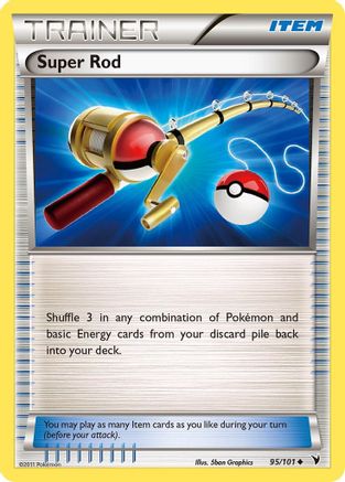 Super Rod 095 - Reverse Holofoil Noble Victories - Uncommon