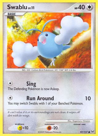 Swablu/127 - Reverse Holofoil Platinum - Common