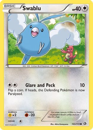 Swablu 103 Legendary Treasures - Common