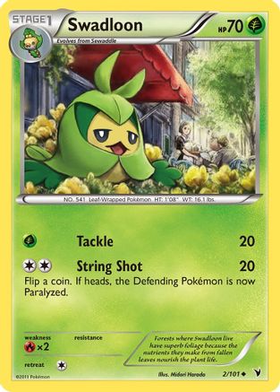 Swadloon - Reverse Holofoil Noble Victories - Uncommon
