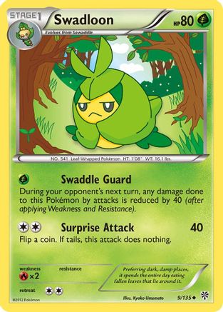 Swadloon - Reverse Holofoil Plasma Storm - Uncommon