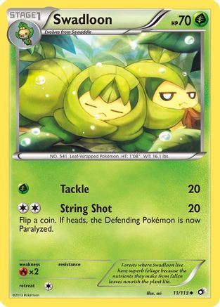 Swadloon - Reverse Holofoil Legendary Treasures - Uncommon