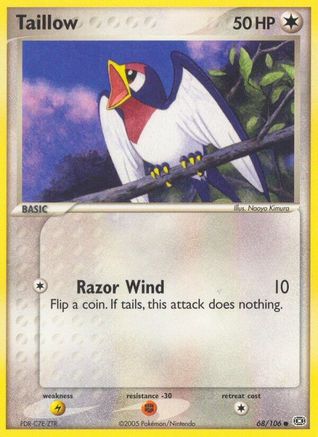 Taillow - Reverse Holofoil Emerald - Common