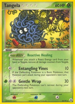 Tangela - Reverse Holofoil Legend Maker - Uncommon