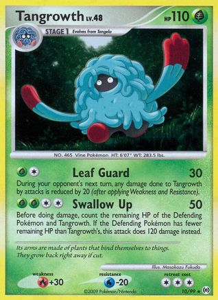 Tangrowth 010 - Holofoil Arceus - Holo Rare