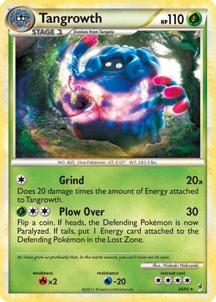 Tangrowth - Reverse Holofoil Call of Legends - Rare