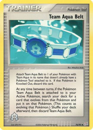 Team Aqua Belt Team Magma vs Team Aqua - Uncommon